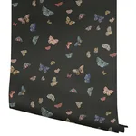 Rifle Paper Co. Butterfly House - Black Wallpaper | Buy Online Rifle Paper Co. Butterfly House wallpaper, color Black, SKU RF7413
