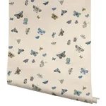 Rifle Paper Co. Butterfly House - Linen Wallpaper | Buy Online Rifle Paper Co. Butterfly House wallpaper, color Linen, SKU RF7412