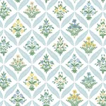 Rifle Paper Co. Estee Garden wallpaper, color Blue, SKU RF7514