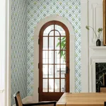 Rifle Paper Co. Estee Garden wallpaper, color Blue, SKU RF7514