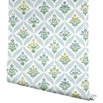 Rifle Paper Co. Estee Garden wallpaper, color Blue, SKU RF7514