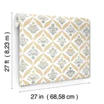 Rifle Paper Co. Estee Garden - Gold Wallpaper | Buy Online Rifle Paper Co. Estee Garden wallpaper, color Gold, SKU RF7511