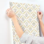 Rifle Paper Co. Estee Garden - Gold Wallpaper | Buy Online Rifle Paper Co. Estee Garden wallpaper, color Gold, SKU RF7511