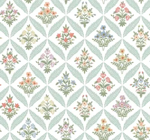 Rifle Paper Co. Estee Garden wallpaper, color Pastel, SKU RF7512