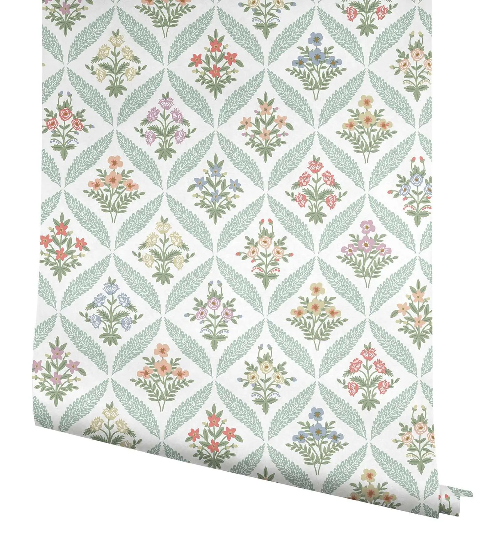 Rifle Paper Co. Estee Garden - Pastel Wallpaper | Buy Online Rifle Paper Co. Estee Garden wallpaper, color Pastel, SKU RF7512