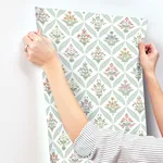 Rifle Paper Co. Estee Garden - Pastel Wallpaper | Buy Online Rifle Paper Co. Estee Garden wallpaper, color Pastel, SKU RF7512
