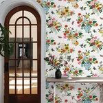 Rifle Paper Co. Flower Studies - Bright Wallpaper | Buy Online Rifle Paper Co. Flower Studies wallpaper, color Bright, SKU RF7402