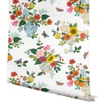 Rifle Paper Co. Flower Studies - Bright Wallpaper | Buy Online Rifle Paper Co. Flower Studies wallpaper, color Bright, SKU RF7402