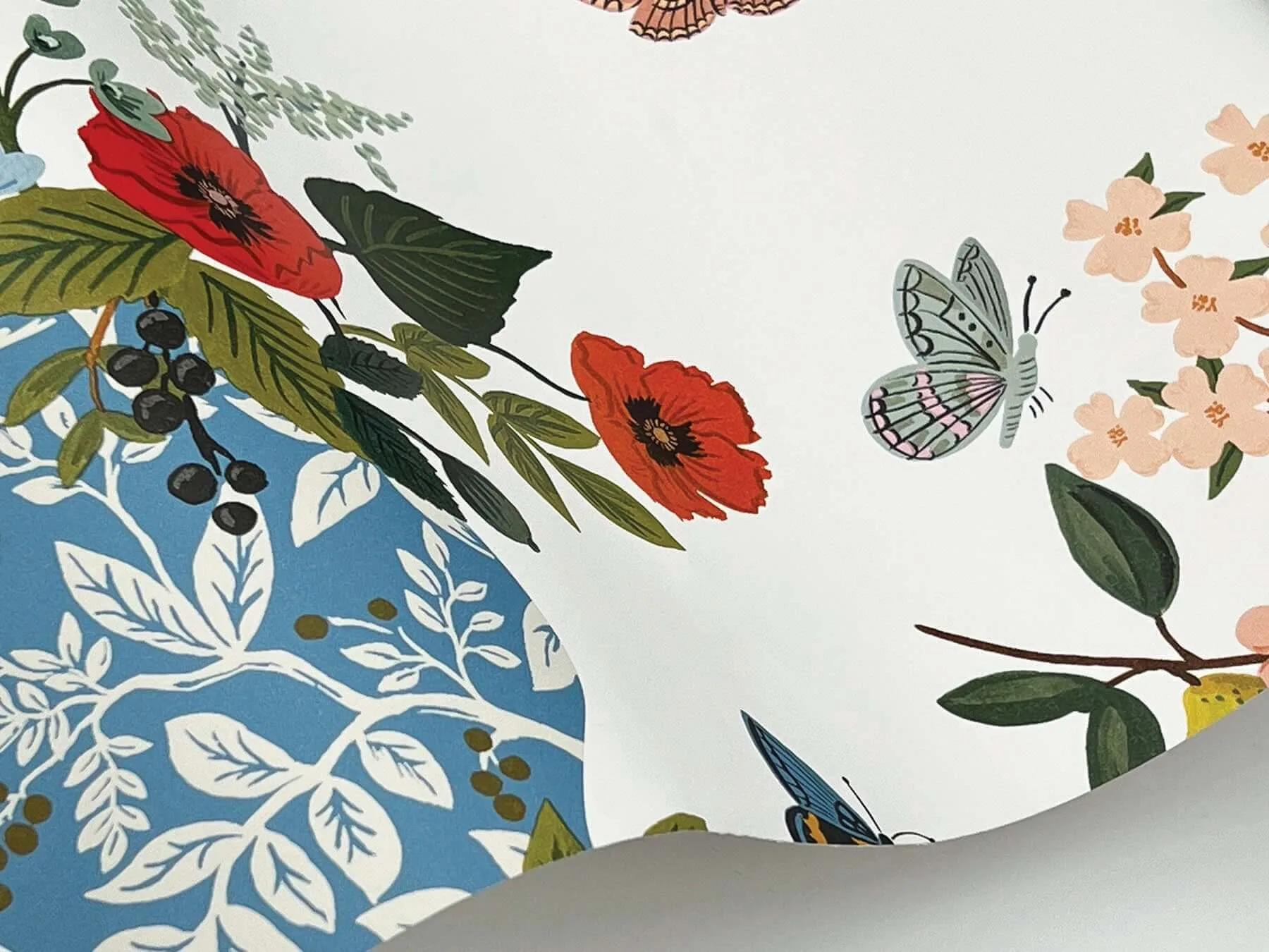 Rifle Paper Co. Flower Studies - Bright Wallpaper | Buy Online Rifle Paper Co. Flower Studies wallpaper, color Bright, SKU RF7402