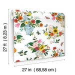 Rifle Paper Co. Flower Studies - Bright Wallpaper | Buy Online Rifle Paper Co. Flower Studies wallpaper, color Bright, SKU RF7402