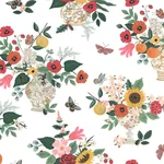 Rifle Paper Co. Flower Studies - Rose Wallpaper | Buy Online Rifle Paper Co. Flower Studies wallpaper, color Rose, SKU RF7404