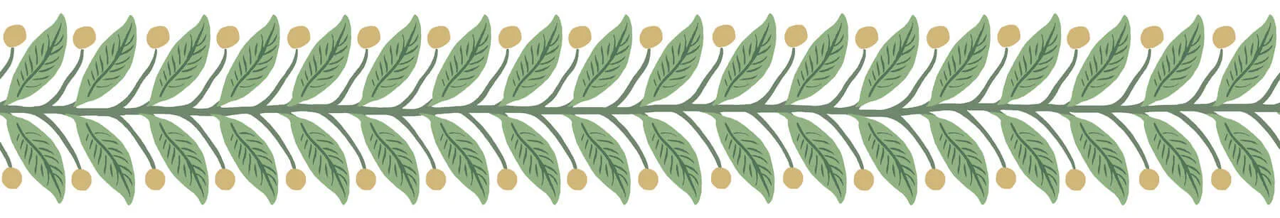 Rifle Paper Co. Garden wallpaper, color Green, SKU RF7531B
