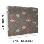 Rifle Paper Co. Highgrove - Burgundy Wallpaper | Buy Online Rifle Paper Co. Highgrove wallpaper, color Burgundy, SKU RF7506