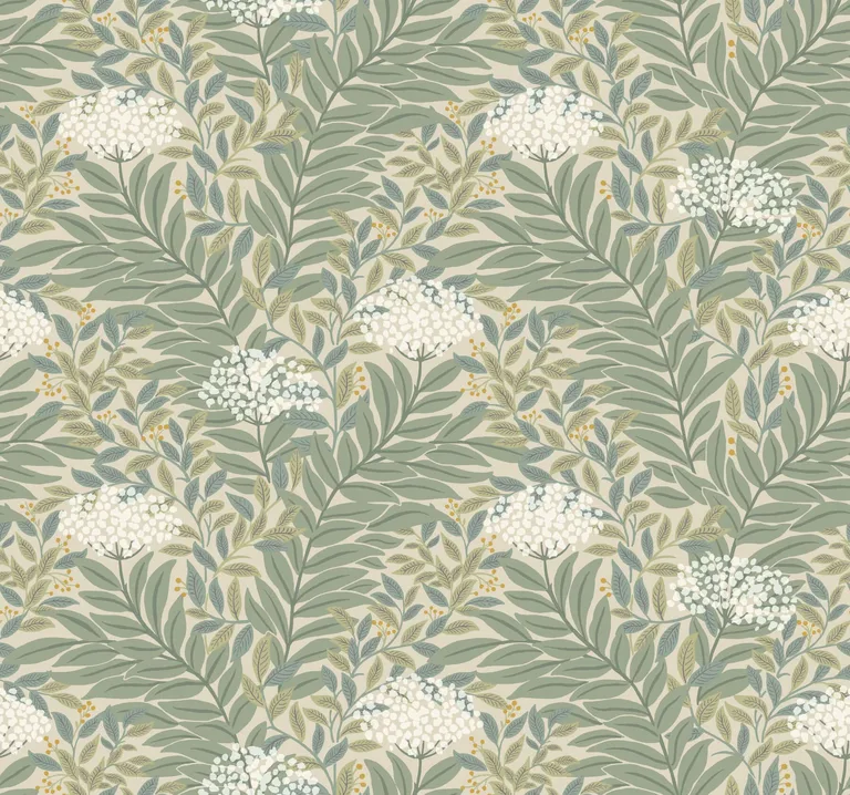 Rifle Paper Co. Highgrove wallpaper, color Linen, SKU RF7502