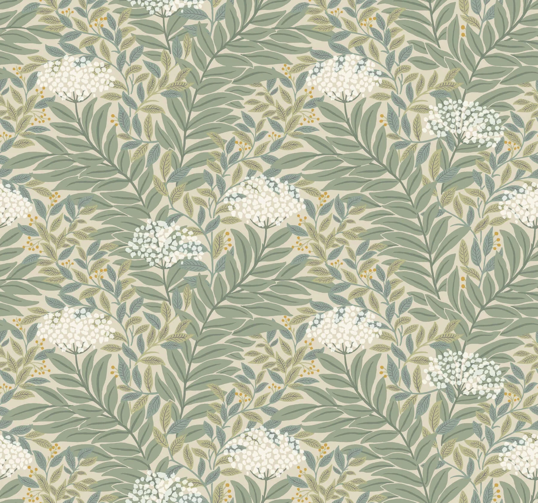 Rifle Paper Co. Highgrove wallpaper, color Linen, SKU RF7502
