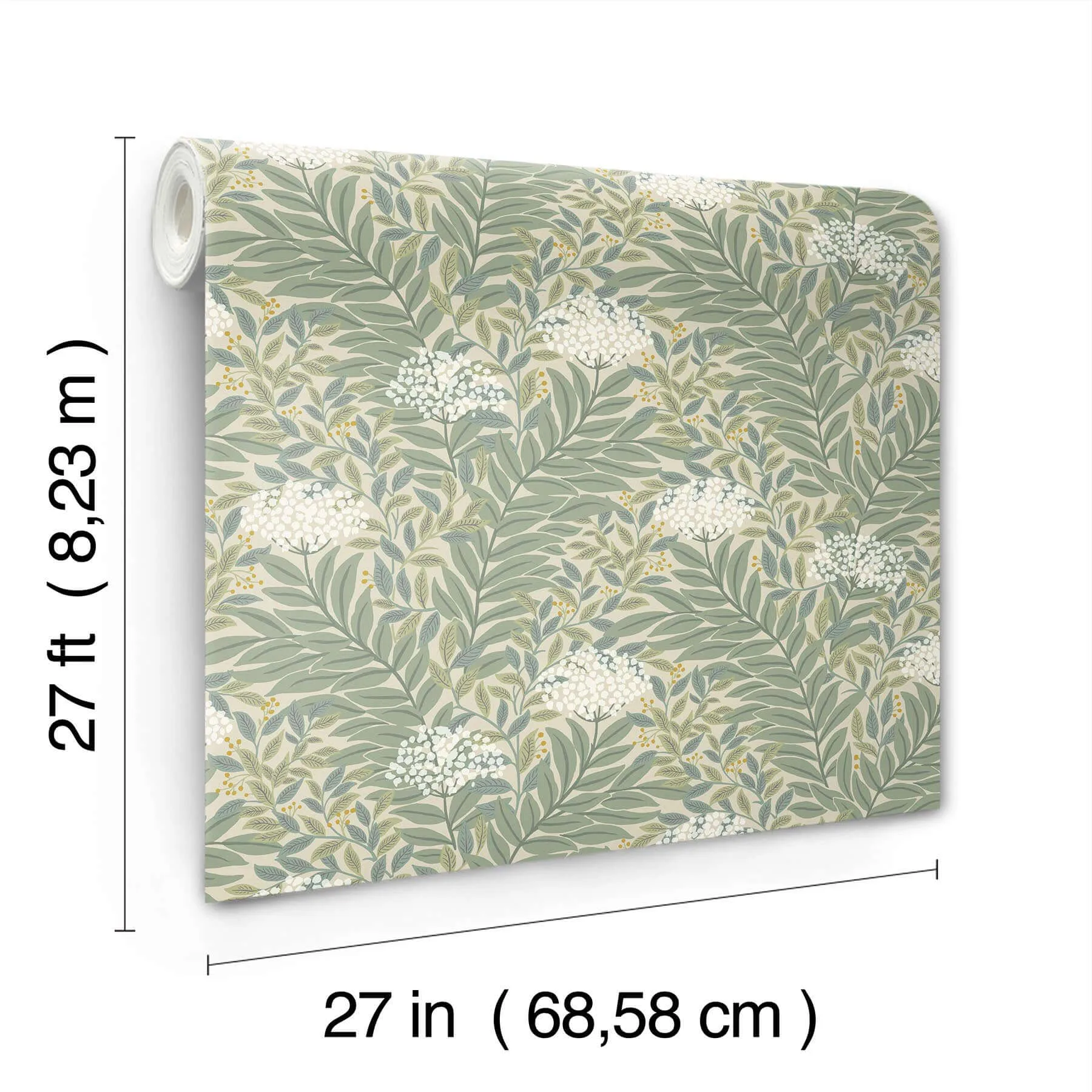 Rifle Paper Co. Highgrove - Linen Wallpaper | Buy Online Rifle Paper Co. Highgrove wallpaper, color Linen, SKU RF7502