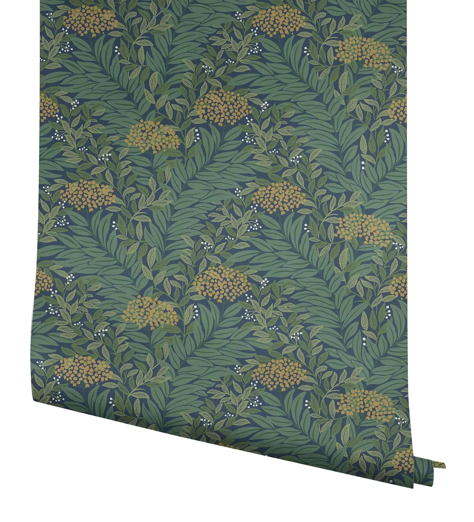 Rifle Paper Co. Highgrove - Navy Wallpaper | Buy Online Rifle Paper Co. Highgrove wallpaper, color Navy, SKU RF7505