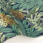 Rifle Paper Co. Highgrove - Navy Wallpaper | Buy Online Rifle Paper Co. Highgrove wallpaper, color Navy, SKU RF7505