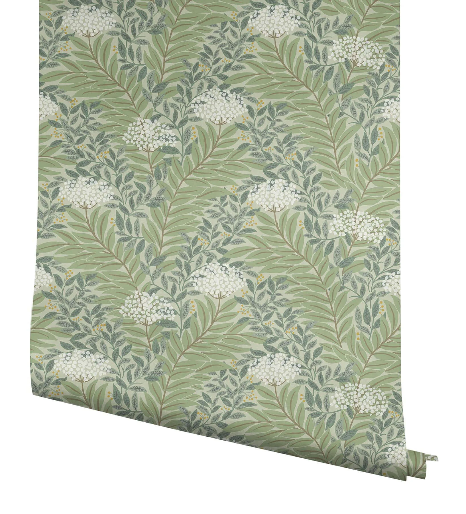 Rifle Paper Co. Highgrove wallpaper, color Sage, SKU RF7503