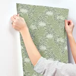 Rifle Paper Co. Highgrove wallpaper, color Sage, SKU RF7503
