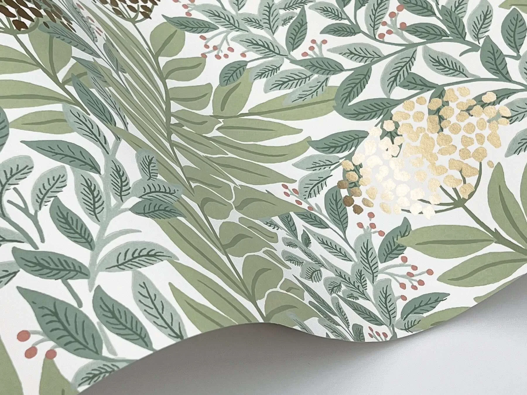Rifle Paper Co. Highgrove - White Wallpaper | Buy Online Rifle Paper Co. Highgrove wallpaper, color White, SKU RF7501