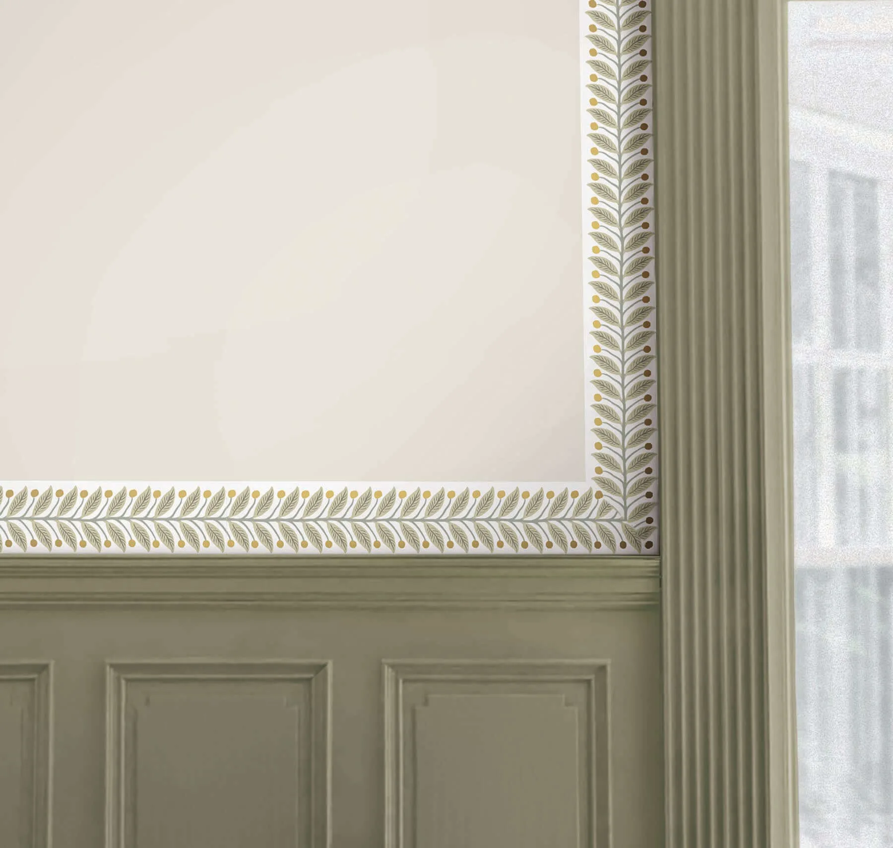 Rifle Paper Co. Garden wallpaper, color Linen, SKU RF7532B