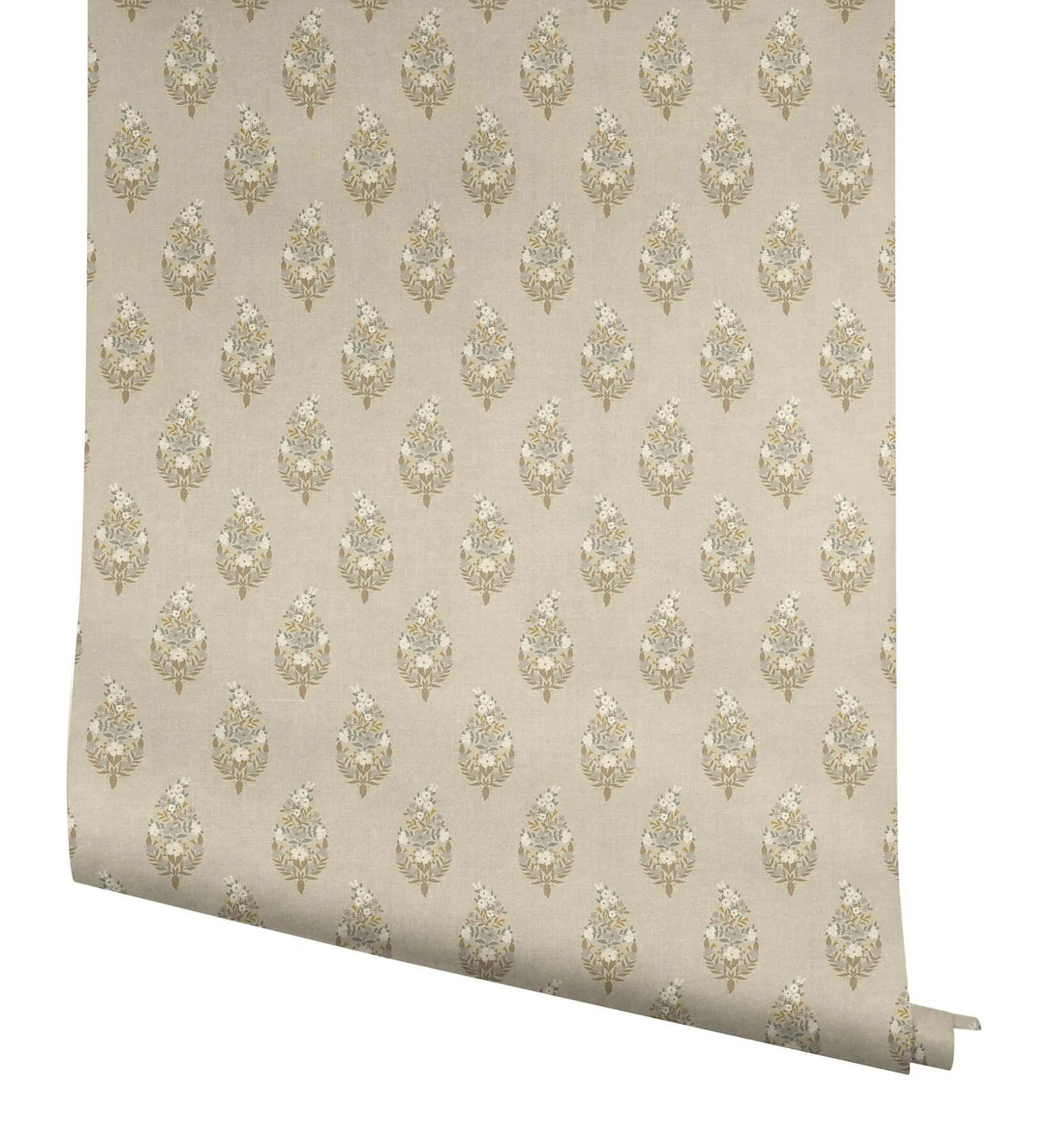 Rifle Paper Co. Paisley wallpaper, color Linen, SKU RF7474