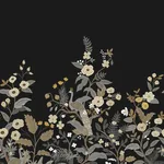 Rifle Paper Co. Peacock - Black Wallpaper | Buy Online Rifle Paper Co. Peacock wallpaper, color Black, SKU RP7399M