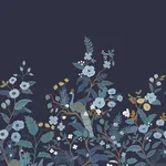 Rifle Paper Co. Peacock - Navy Wallpaper | Buy Online Rifle Paper Co. Peacock wallpaper, color Navy, SKU RP7396M