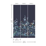 Rifle Paper Co. Peacock - Navy Wallpaper | Buy Online Rifle Paper Co. Peacock wallpaper, color Navy, SKU RP7396M