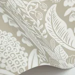 Rifle Paper Co. Pineapple Damask wallpaper, color Linen, SKU RF7485