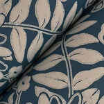 Rifle Paper Co. Pineapple Damask - Navy Wallpaper | Buy Online Rifle Paper Co. Pineapple Damask wallpaper, color Navy, SKU RF7486