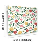Rifle Paper Co. Roses wallpaper, color Blush, SKU RF7546