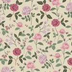 Rifle Paper Co. Roses - Linen Wallpaper | Buy Online Rifle Paper Co. Roses wallpaper, color Linen, SKU RF7541