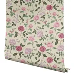Rifle Paper Co. Roses - Linen Wallpaper | Buy Online Rifle Paper Co. Roses wallpaper, color Linen, SKU RF7541