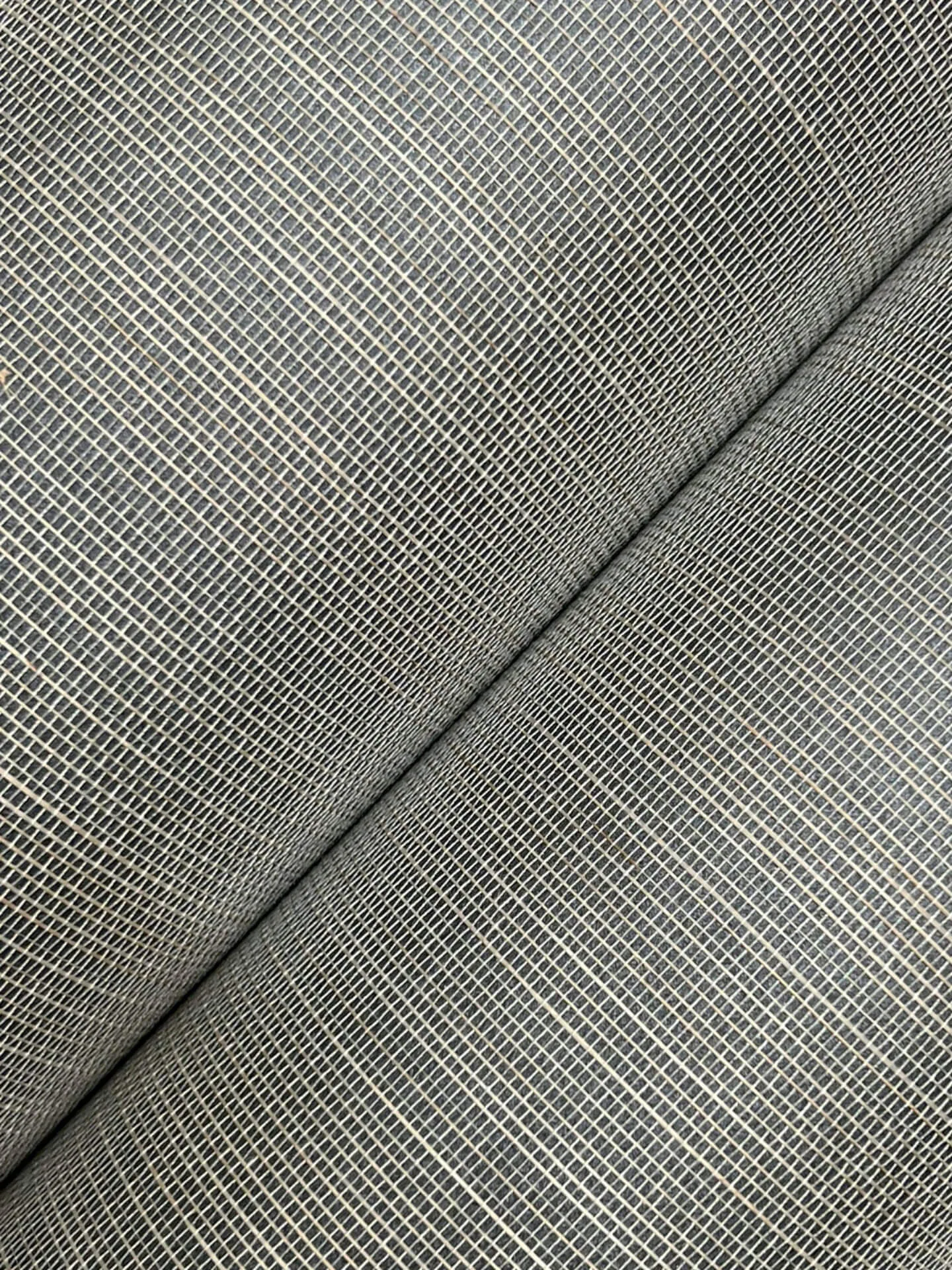 Ronald Redding Abaca Weave wallpaper, color Charcoal, SKU GL0504GV