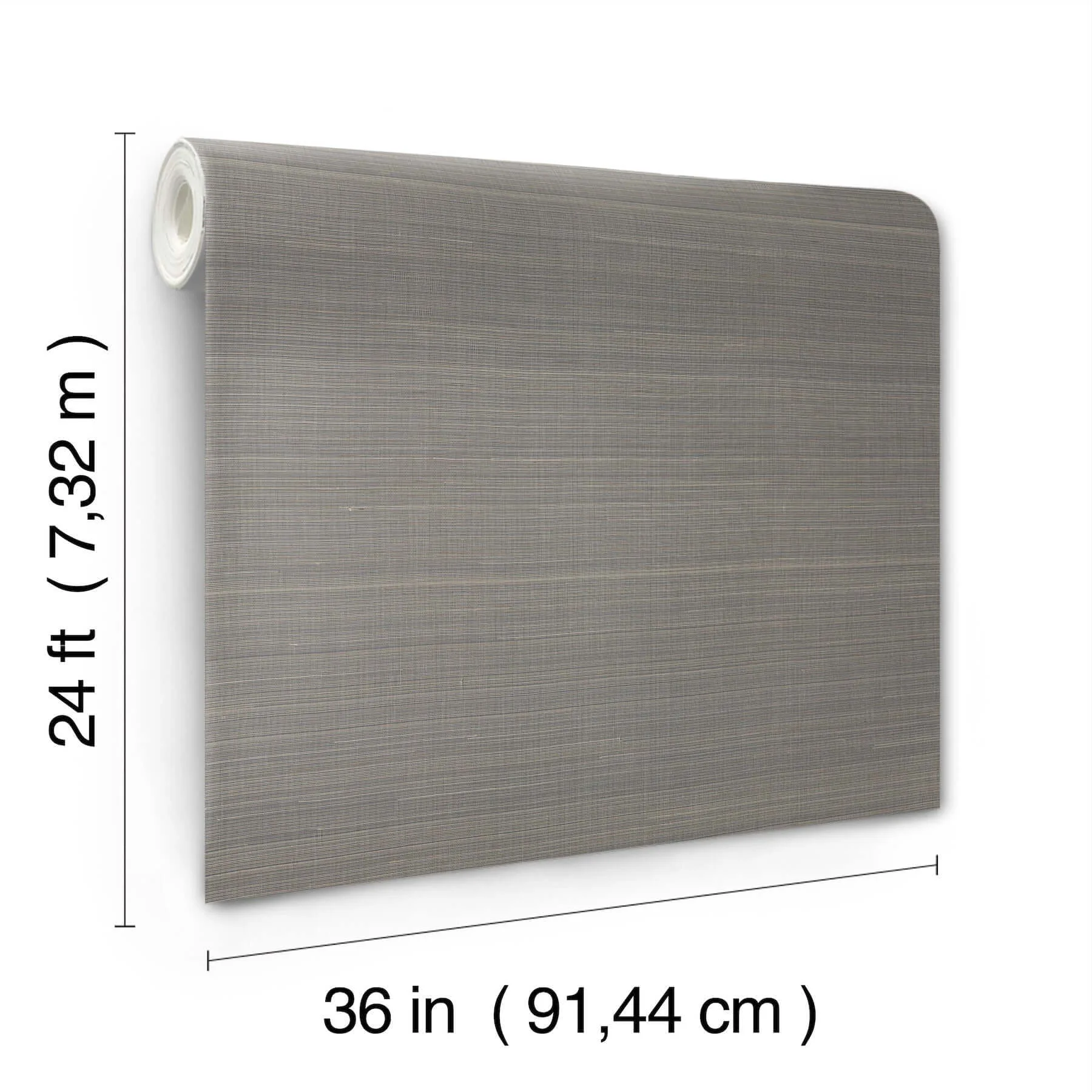 Ronald Redding Abaca Weave - Charcoal Wallpaper | Buy Online Ronald Redding Abaca Weave wallpaper, color Charcoal, SKU GL0504GV