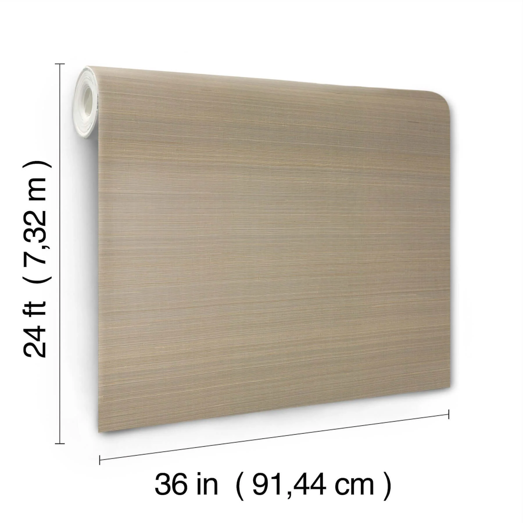 Ronald Redding Abaca Weave - Taupe Wallpaper | Buy Online Ronald Redding Abaca Weave wallpaper, color Taupe, SKU GL0500GV