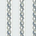 Ronald Redding Abbey's Garland - Aqua Wallpaper | Buy Online Ronald Redding Abbey's Garland wallpaper, color Aqua, SKU MX9692
