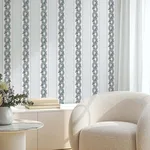 Ronald Redding Abbey's Garland - Aqua Wallpaper | Buy Online Ronald Redding Abbey's Garland wallpaper, color Aqua, SKU MX9692