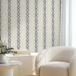 Ronald Redding Abbey's Garland - Black & White Wallpaper | Buy Online Ronald Redding Abbey's Garland wallpaper, color Black & White, SKU MX9691