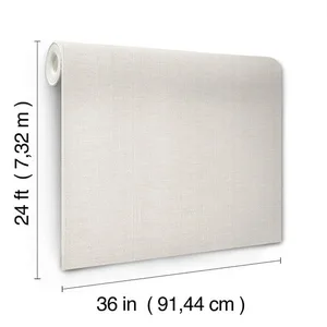 Ronald Redding Airy Paperweave wallpaper, color Silver Gray, SKU GRL88399