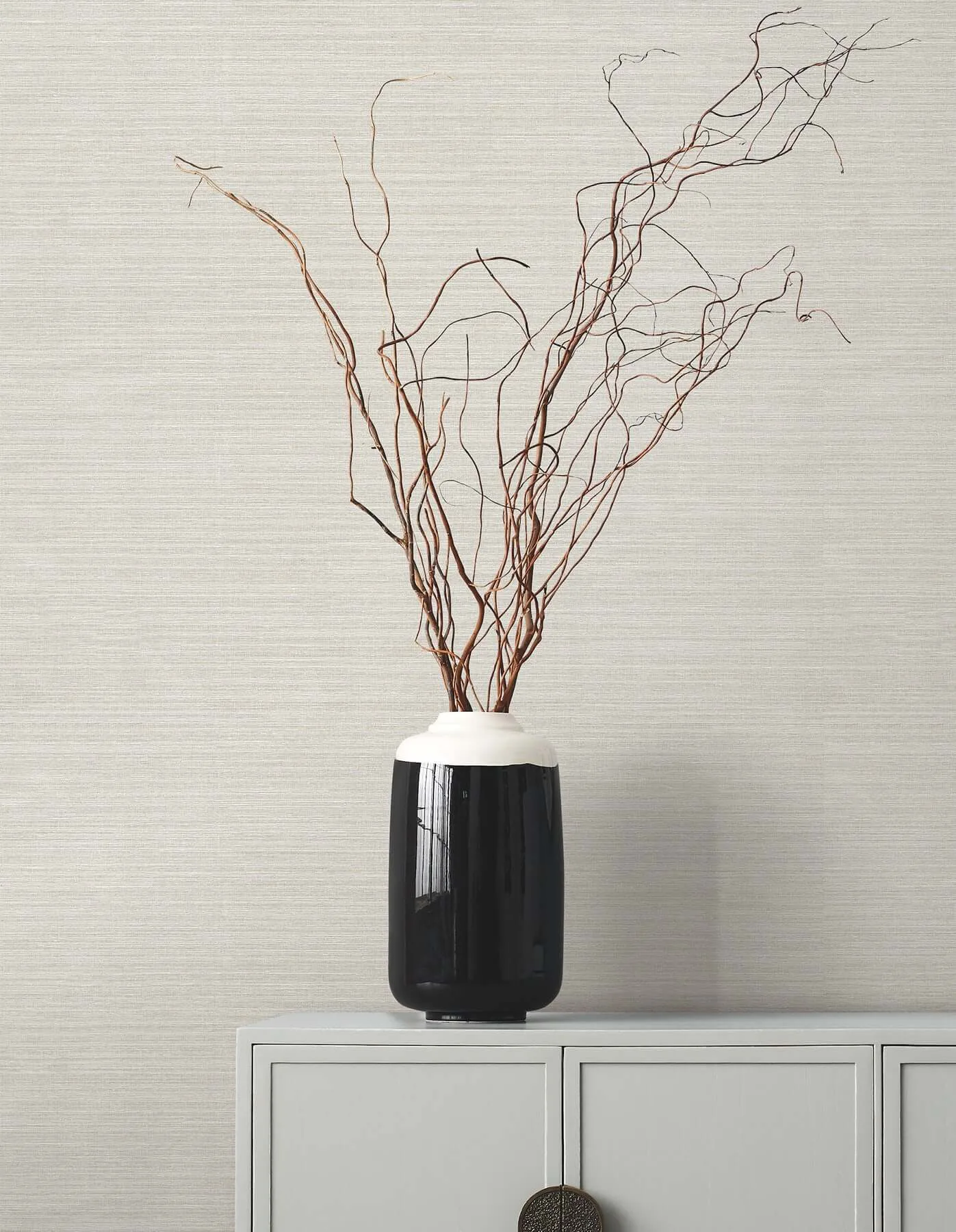Ronald Redding Amyra Silk wallpaper, color White, SKU ZA8091N