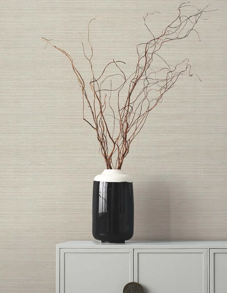 Ronald Redding Amyra Silk wallpaper, color Beige, SKU ZA8092N