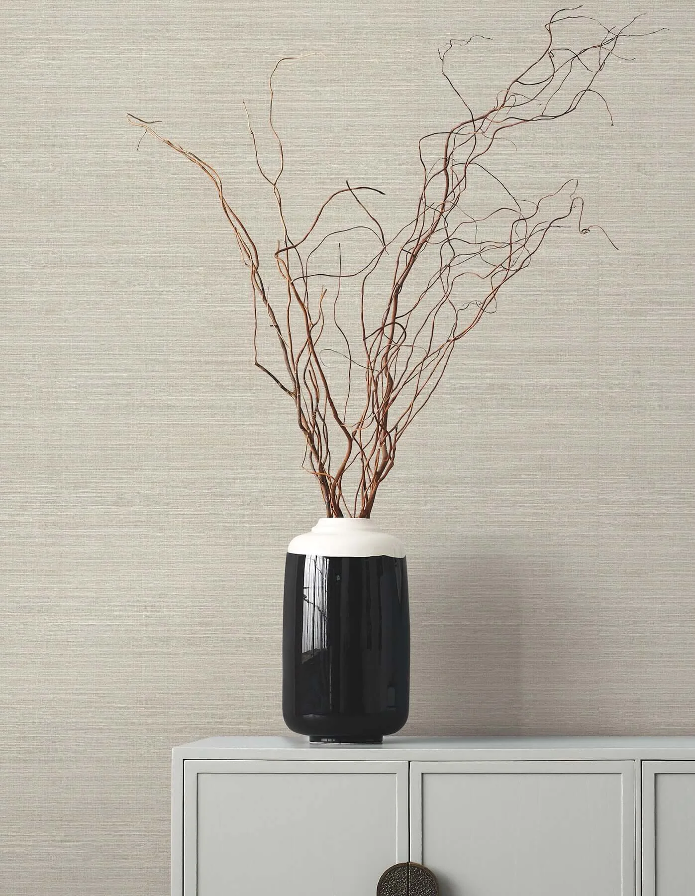 Ronald Redding Amyra Silk wallpaper, color Beige, SKU ZA8092N