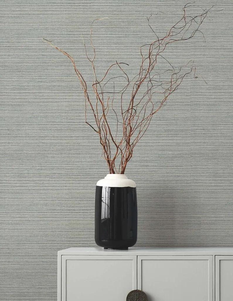 Ronald Redding Amyra Silk wallpaper, color Grey, SKU ZA8094N
