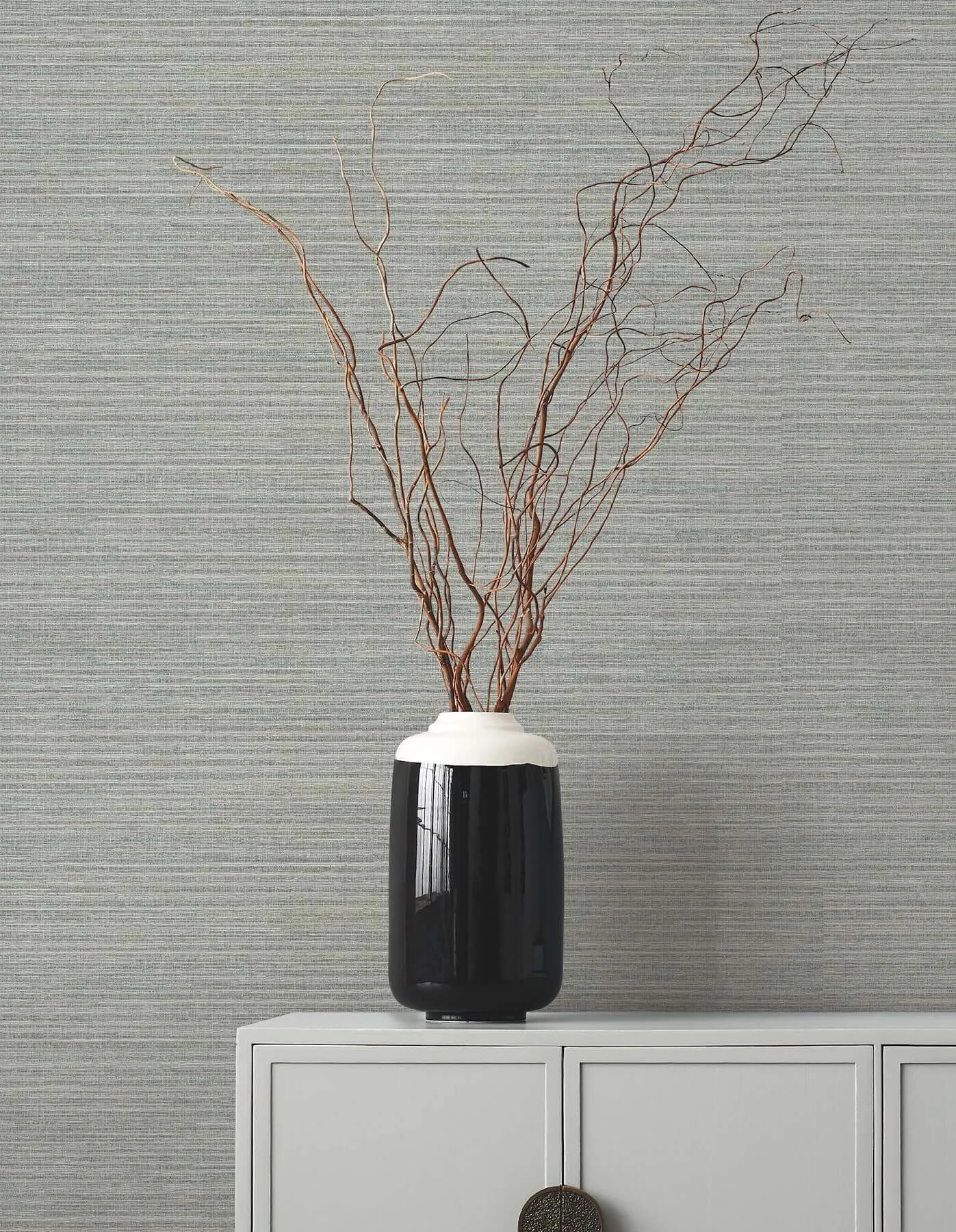 Ronald Redding Amyra Silk wallpaper, color Grey, SKU ZA8094N