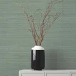 Ronald Redding Amyra Silk - Sage Wallpaper | Buy Online Ronald Redding Amyra Silk wallpaper, color Sage, SKU ZA8096N
