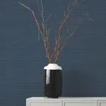 Ronald Redding Amyra Silk - Ink Wallpaper | Buy Online Ronald Redding Amyra Silk wallpaper, color Ink, SKU ZA8098N