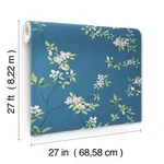 Ronald Redding April Blossom - Cobalt Wallpaper | Buy Online Ronald Redding April Blossom wallpaper, color Cobalt, SKU ZA8072